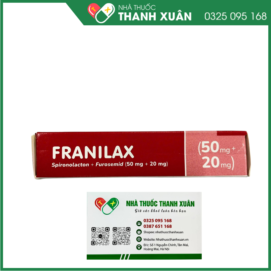 Franilax điều trị cao huyết áp